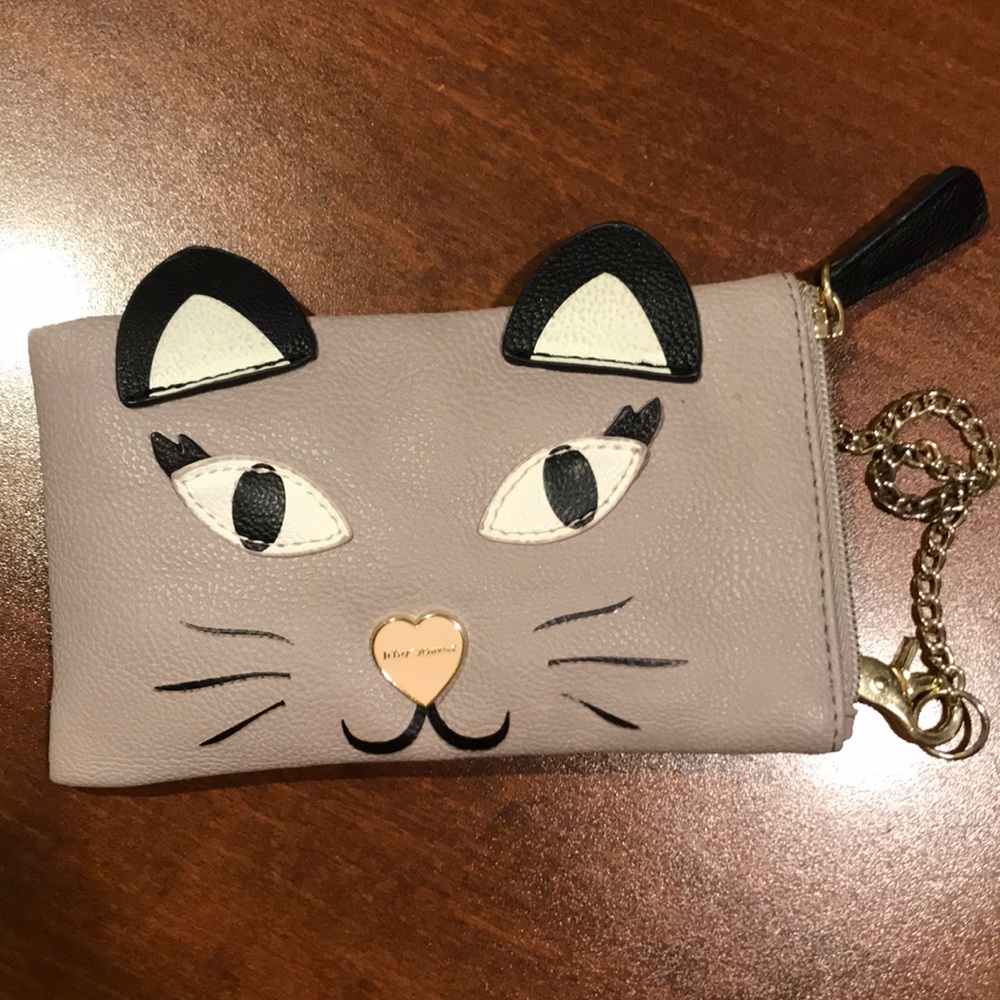 Betsy Johnson Kitty Wristlet